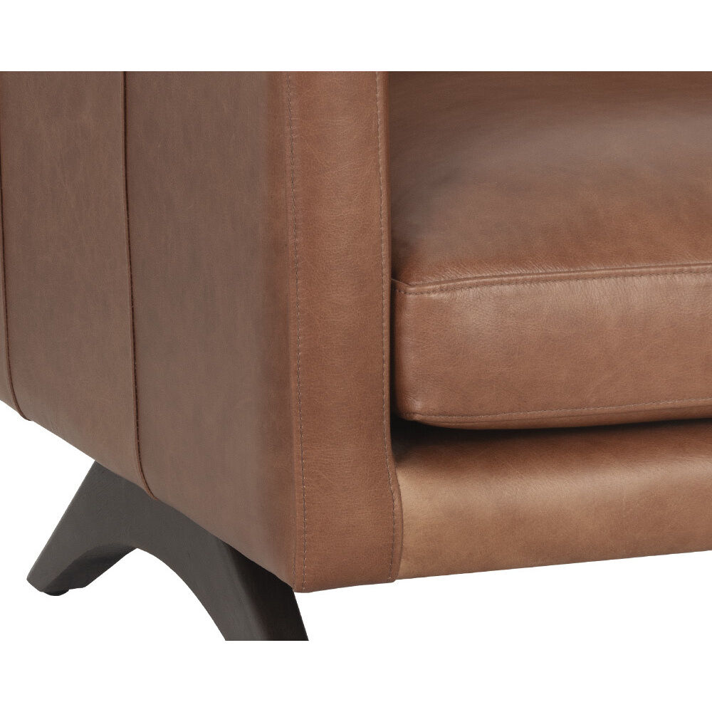 Rogers Shalimar Tobacco Leather Armchair